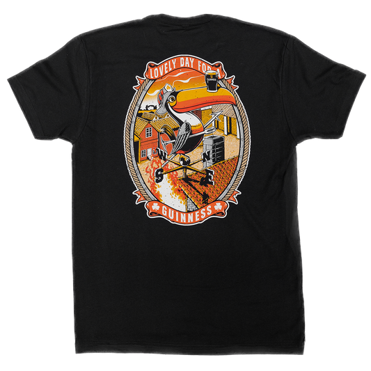 Firefighter T-Shirt (Black) | Model: A Lovely Day