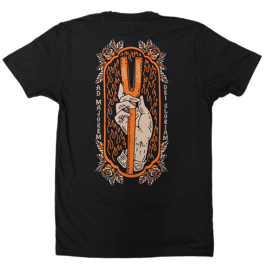 Firefighter T-Shirt (Graphite Black) | Model: AM+DG