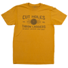 Cut Holes, Throw Ladders - Antique Gold Tee