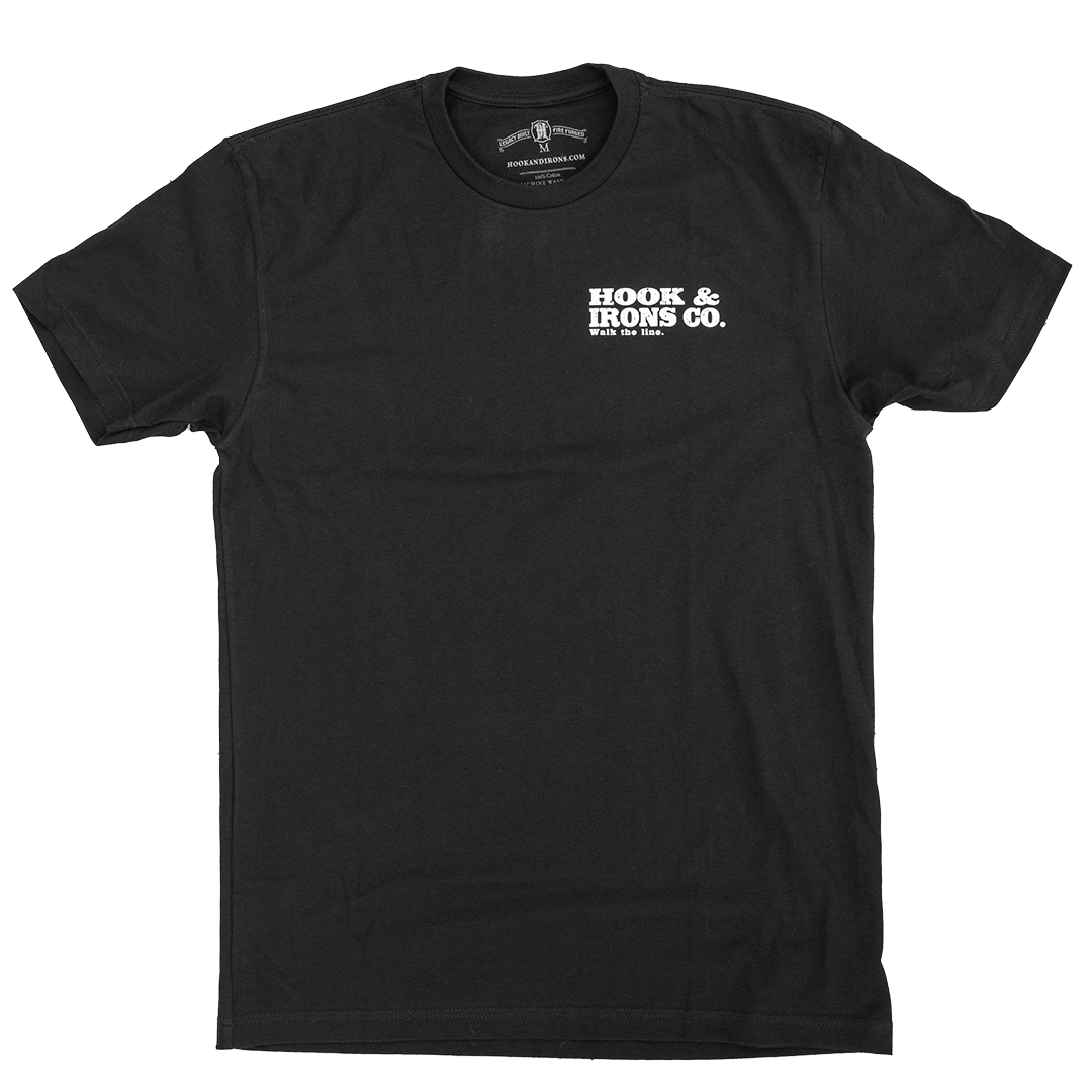 Cash - Walk The Line - Black Tee