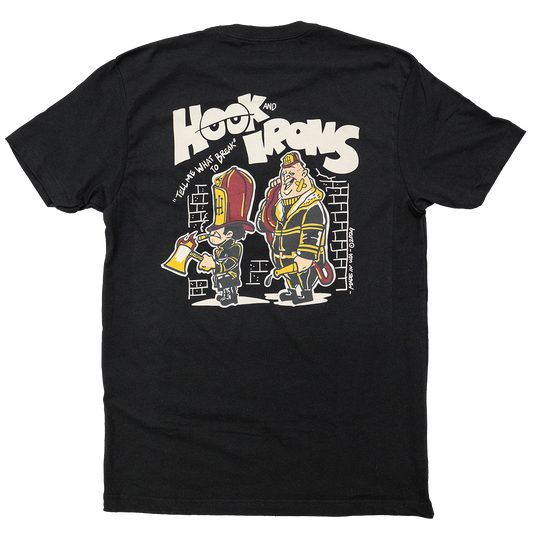 Firefighter T-Shirt (Black) | Model: The Goons