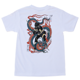 Firefighter T-Shirt (White) | Model: Bushido: The Warrior's Way