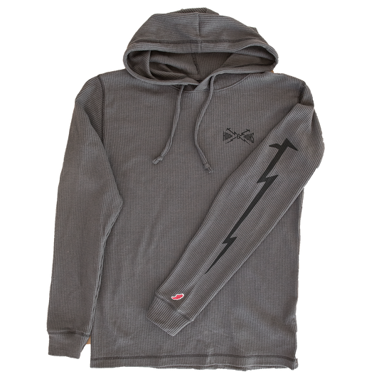 Firefighter Sweatshirt (Charcoal) | Model: Night Lightning Hoodie