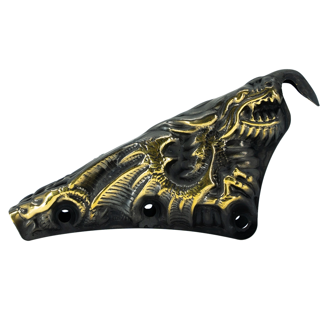 Firefighter Helmet Finial - Brass