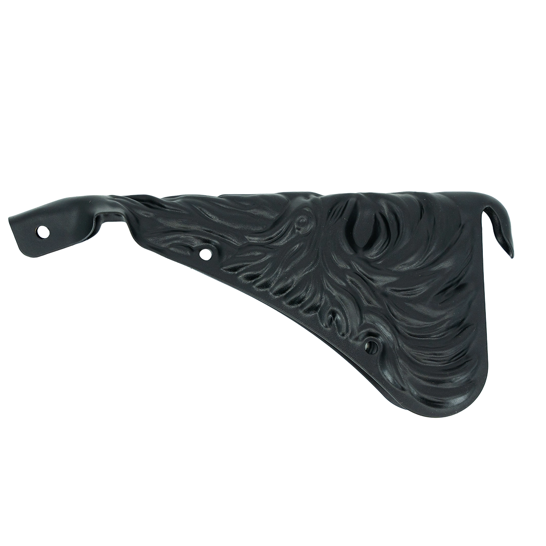 Firefighter Helmet Finial - Blacked Out