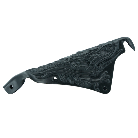 Firefighter Helmet Finial - Blacked Out