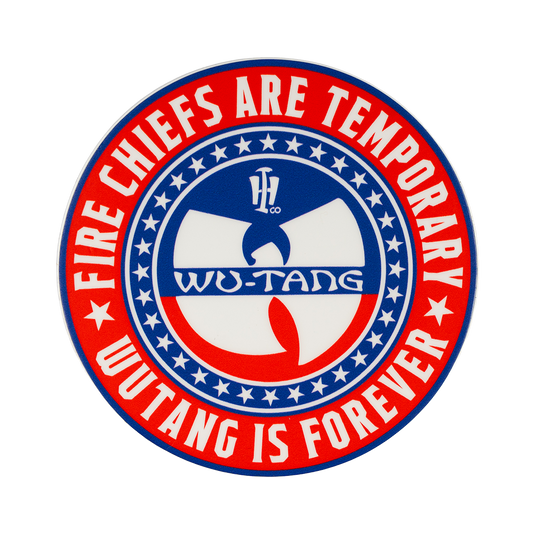 Fire Chiefs Are Temporary- Circle Sticker