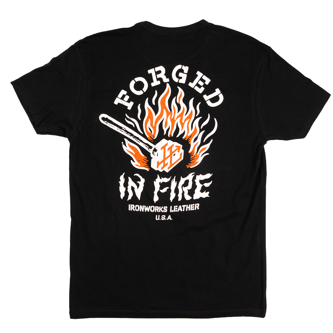 Forged in Fire - Black Pocket Tee
