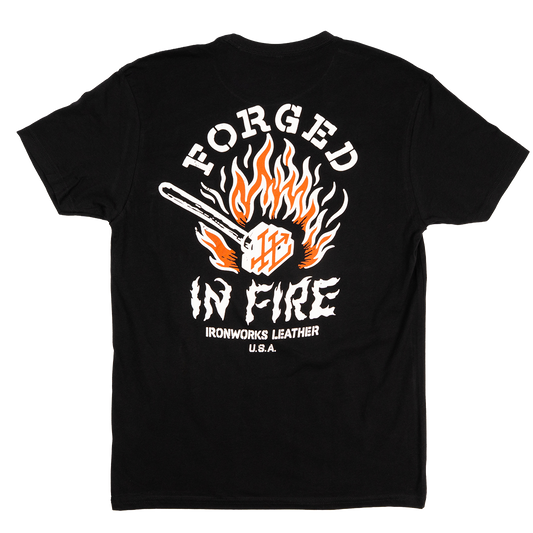 Forged in Fire - Black Pocket Tee