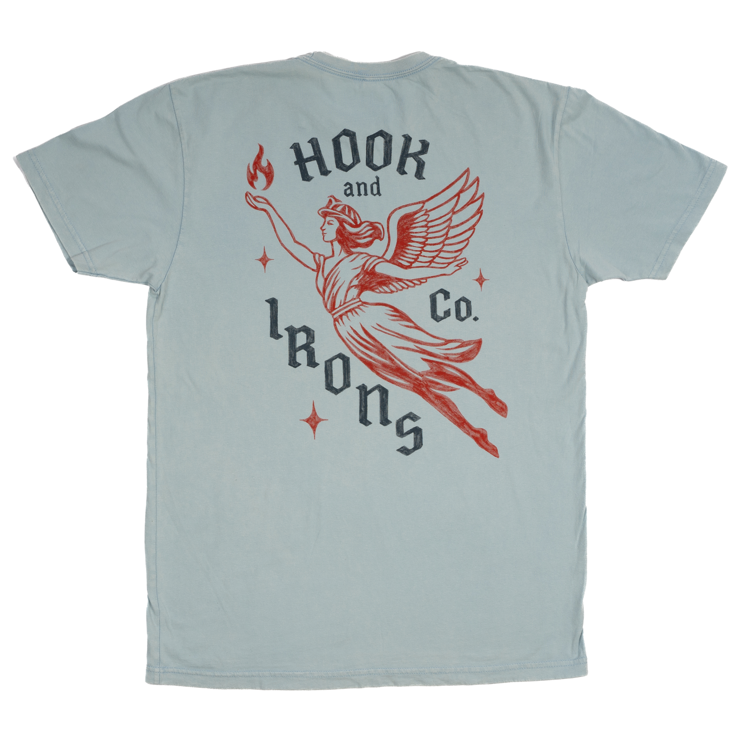 Firefighter T-Shirt (Blue) | Model: Guardian Angel