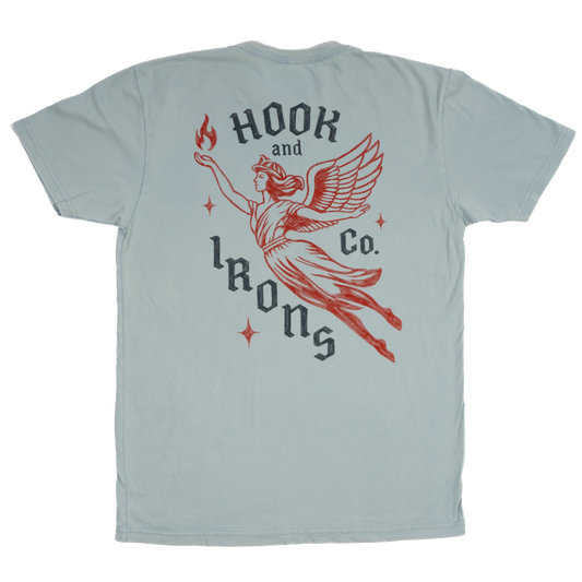 Firefighter T-Shirt (Blue) | Model: Guardian Angel