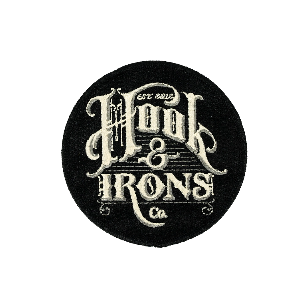 Hook and Irons Logo Firefighter Patch