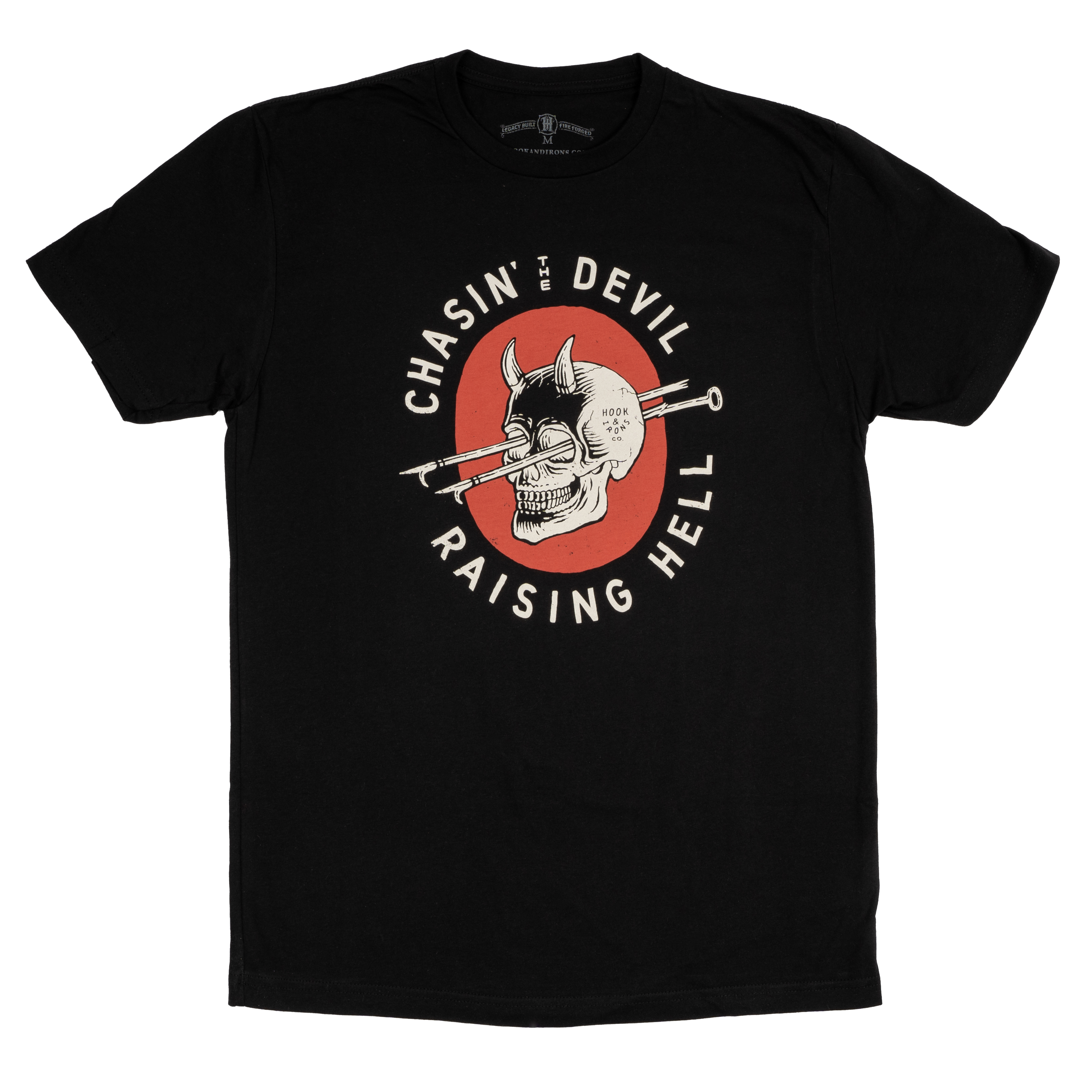 Chasing The Devil - Firefighter T-Shirt (Black) – Hook & Irons Co.