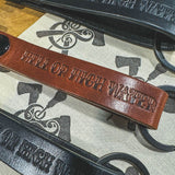 Leather Key Fob - Hell Or Highwater - Asheville FD Preorder