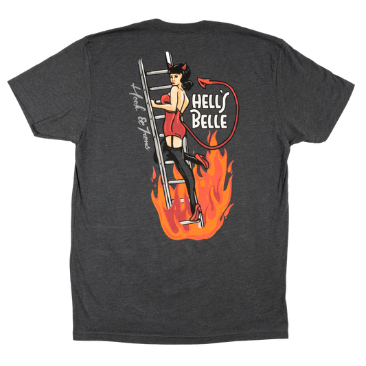Firefighter T-Shirt (Charcoal) | Model: Hell's Belle