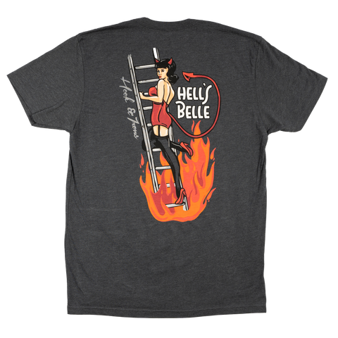 Hell's Belle - Charcoal Tee