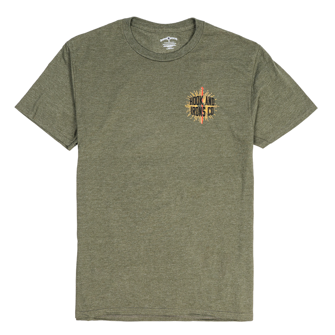 The Flag Bearer- OD Green Tee