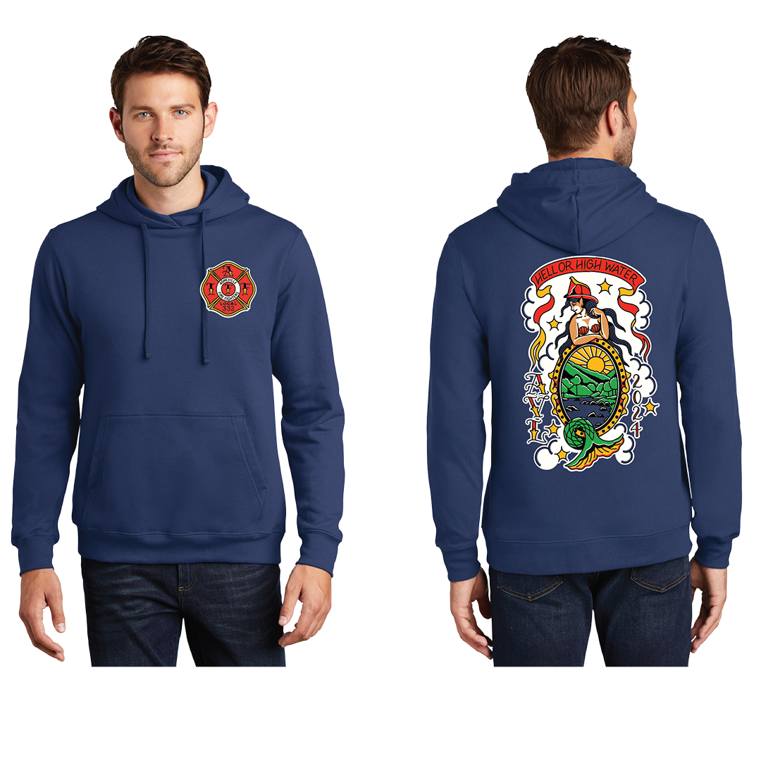 Navy Hoodie - Asheville FD