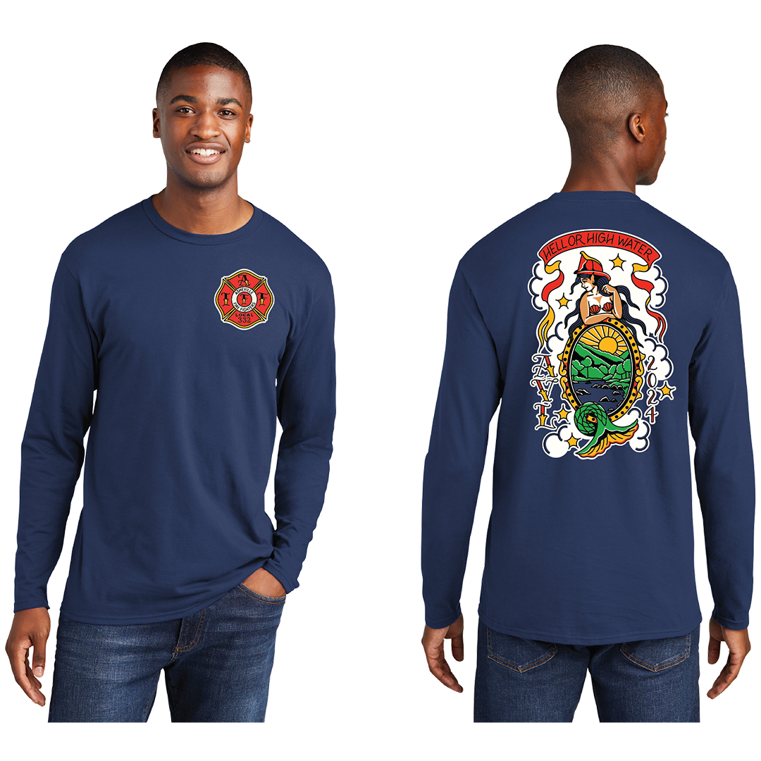 Adult Navy Long Sleeve - Asheville FD