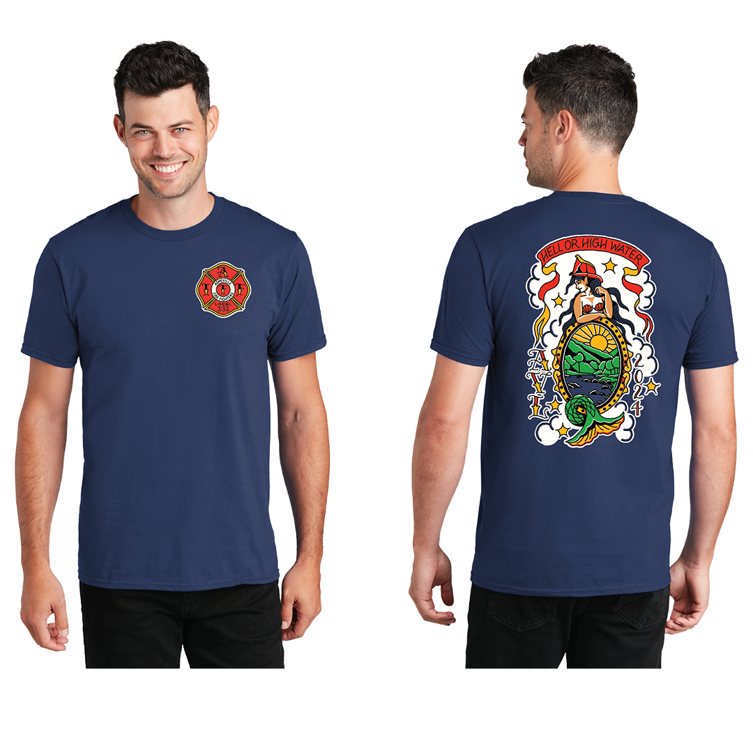 Navy Tee - Asheville FD