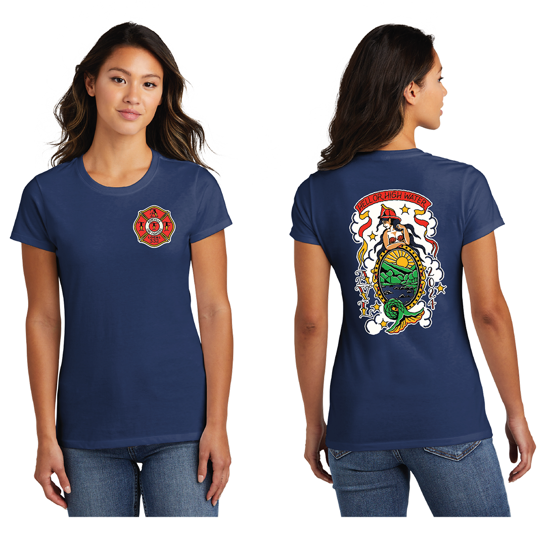 Women's Navy Tee - Asheville