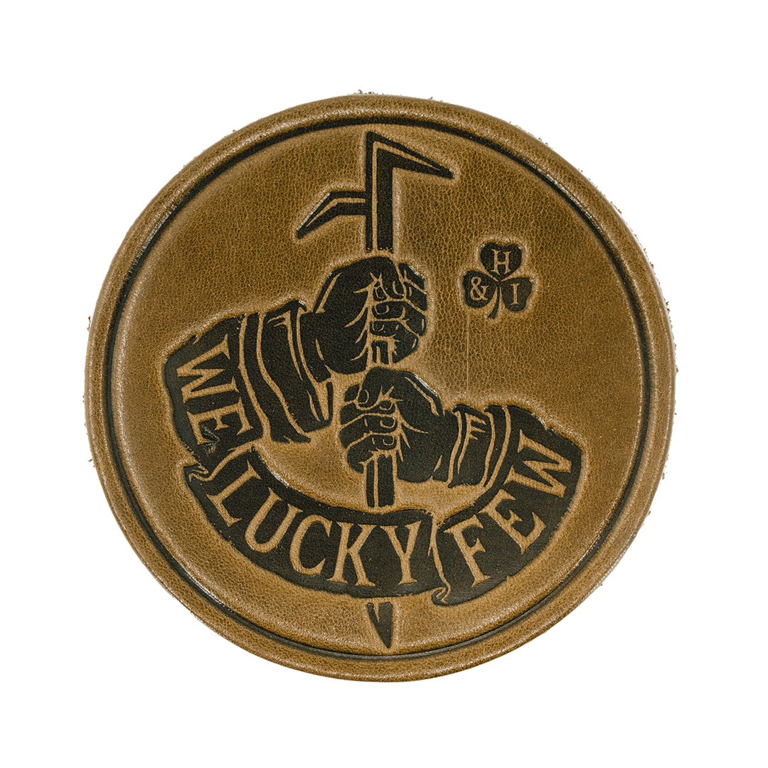 We Lucky Few Leather Coasters - Set of 4