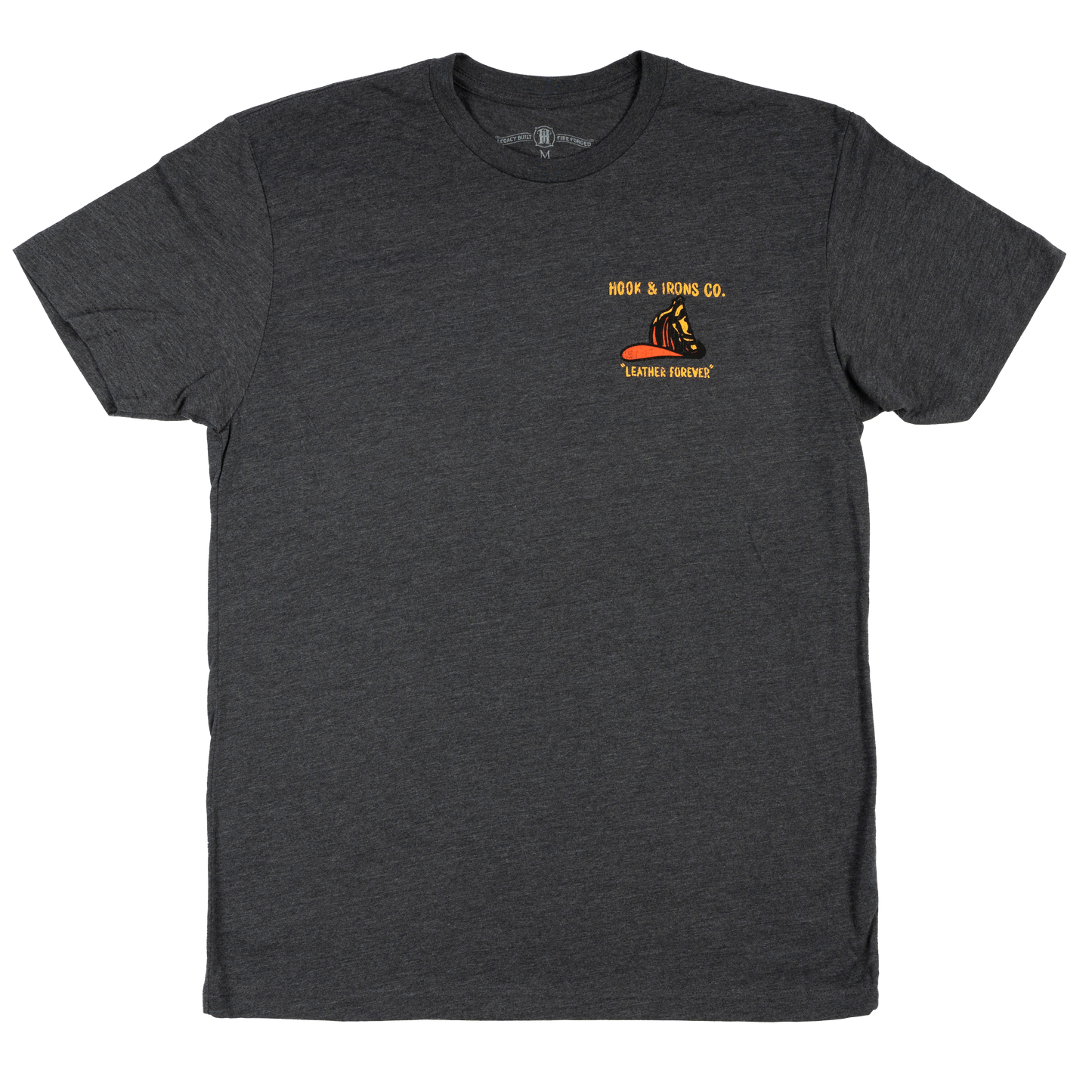 Firefighter T-Shirt (Charcoal) | Model: If It Ain't Leather