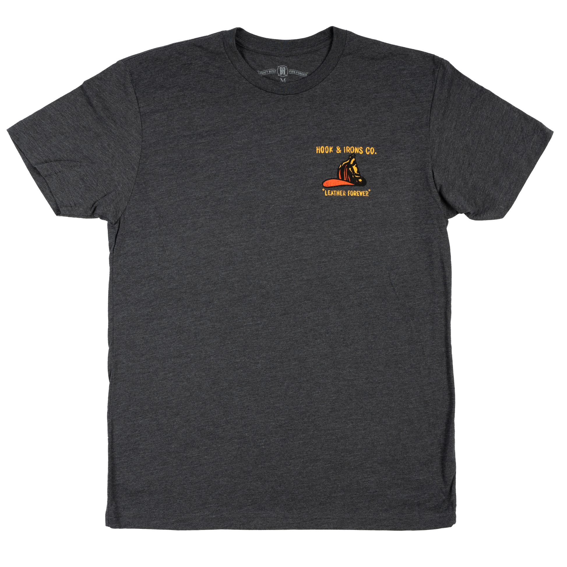Firefighter T-Shirt (Charcoal) | Model: If It Ain't Leather