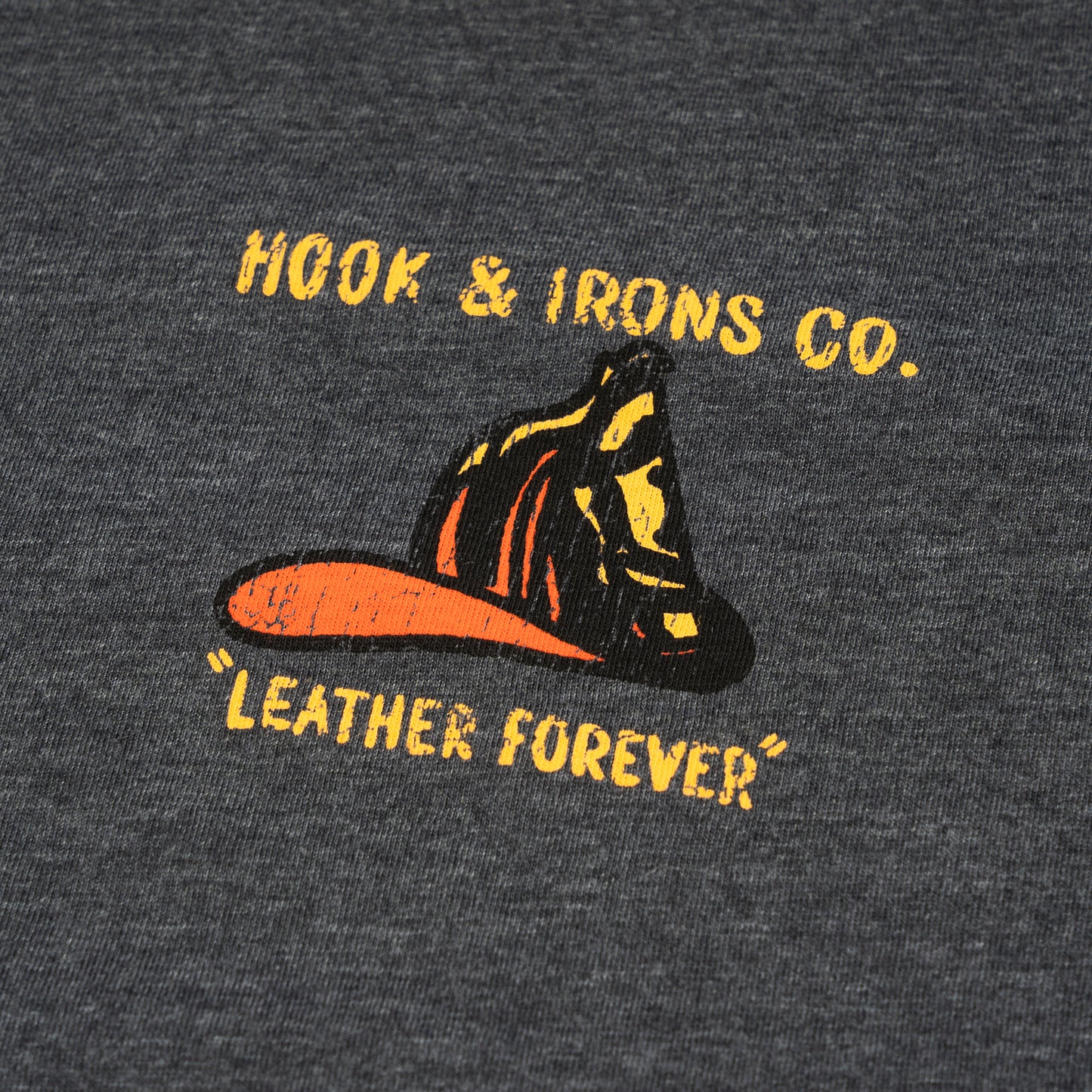 Firefighter T-Shirt (Charcoal) | Model: If It Ain't Leather