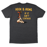Firefighter T-Shirt (Charcoal) | Model: If It Ain't Leather