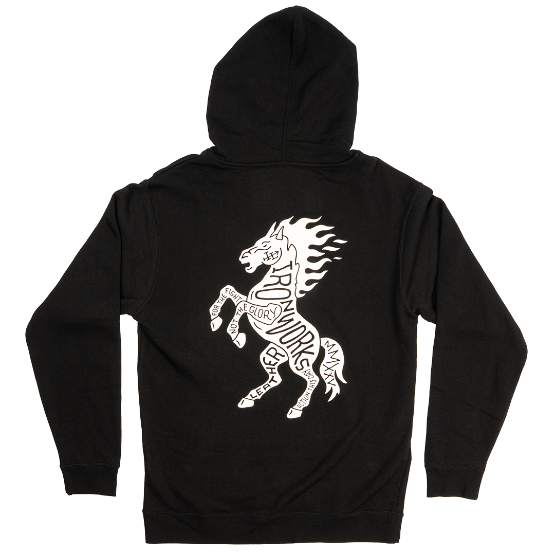 Ironworks Leather Hoodie