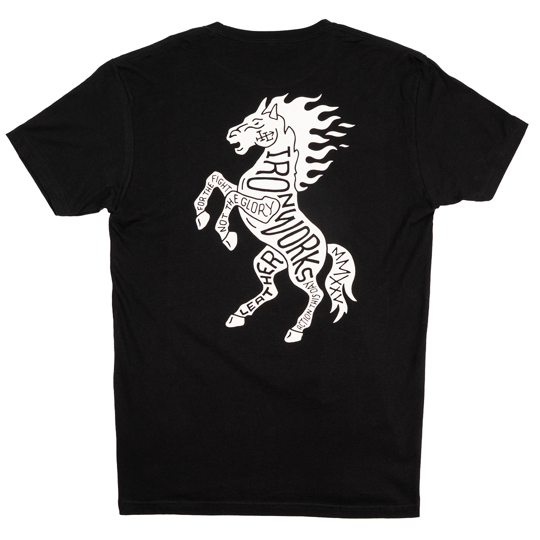 Ironworks Leather - Black Tee