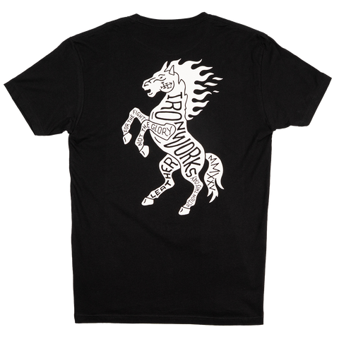 Ironworks Leather - Black Tee