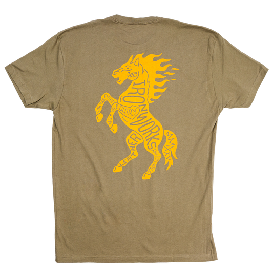 Ironworks Leather - Green Tee