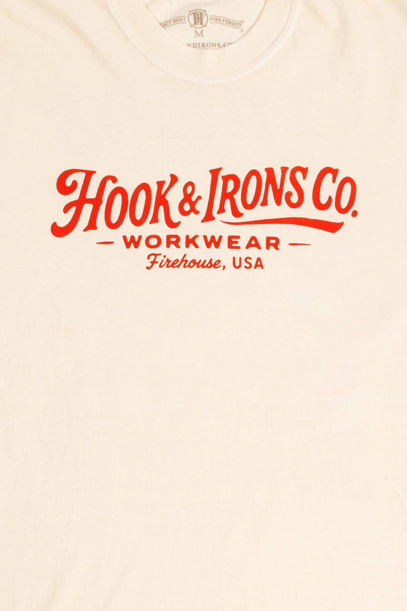 The Irons Always Workin' - Midweight Ivory Tee