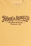 Always Workin' - Heavyweight Mustard Tee