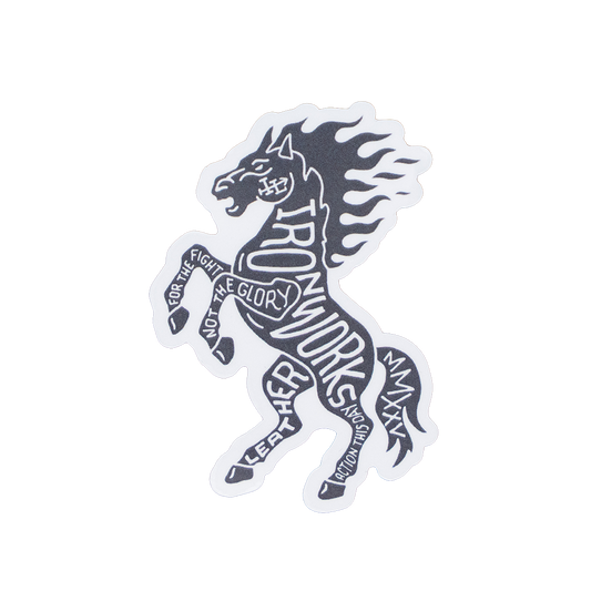 Ironworks Horse- Sticker