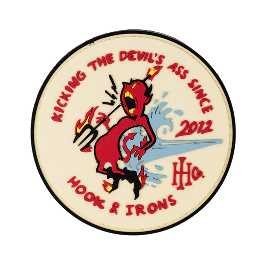 Kickin' The Devil's Ass, I Ain't Skeered - PVC Patch