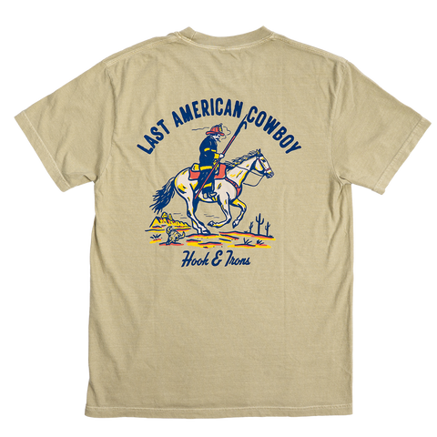 Last American Cowboy - Khaki Tee