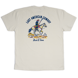 Firefighter T-Shirt (Bone) | Model: Last American Cowboy