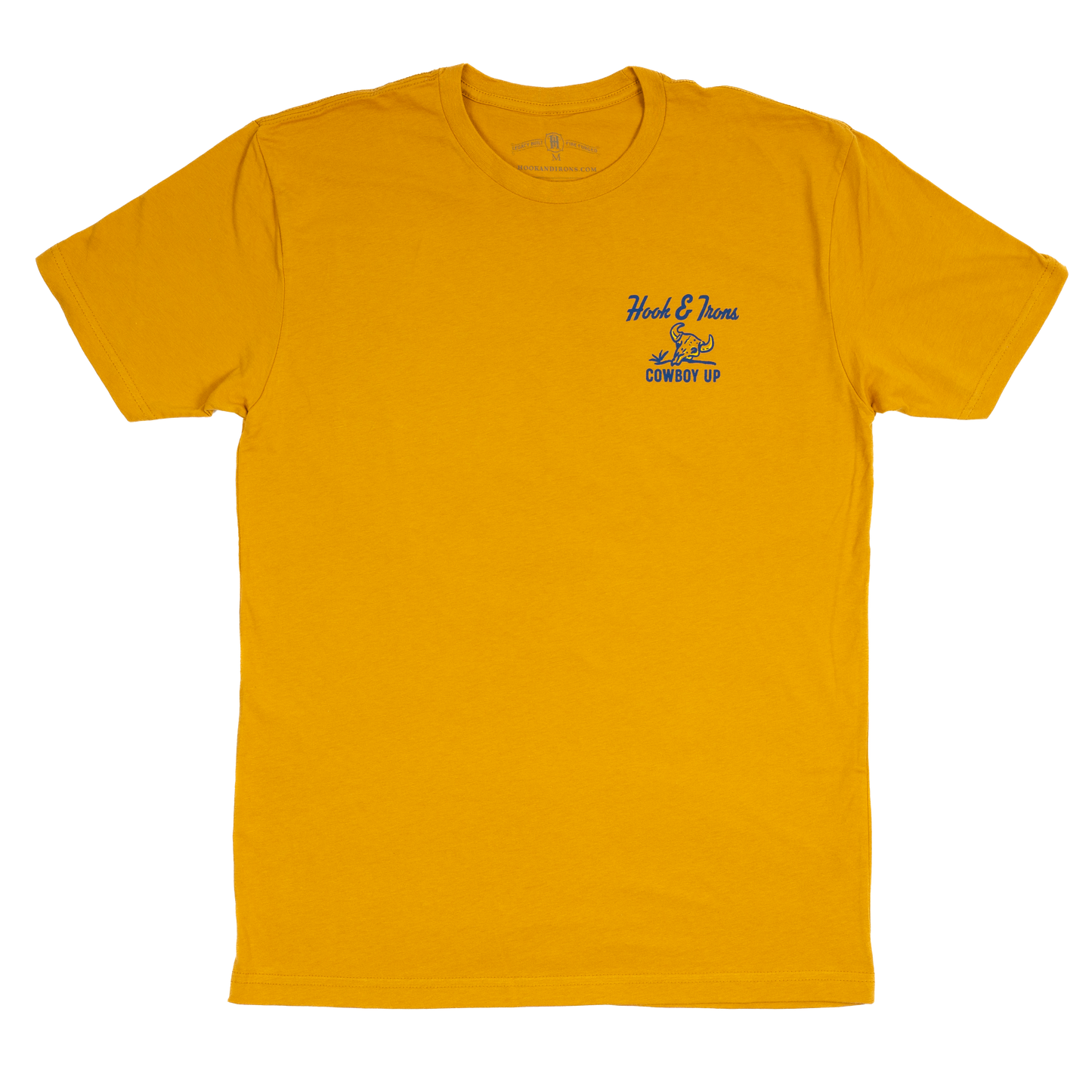 Firefighter T-Shirt (Gold) | Model: Last American Cowboy