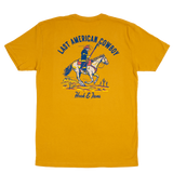 Firefighter T-Shirt (Gold) | Model: Last American Cowboy