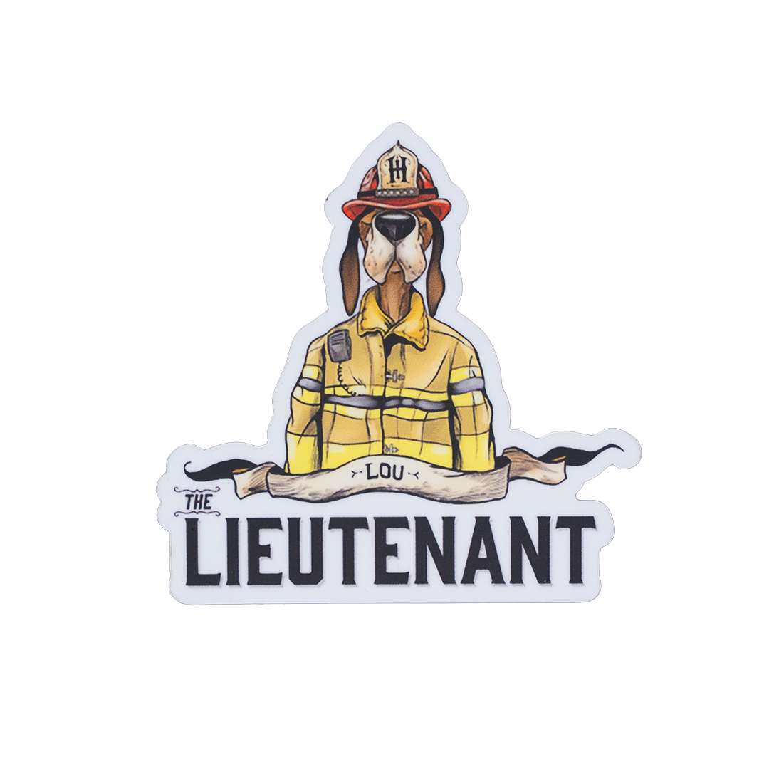 Zoo Crew “Lou” The Lieutenant - Sticker