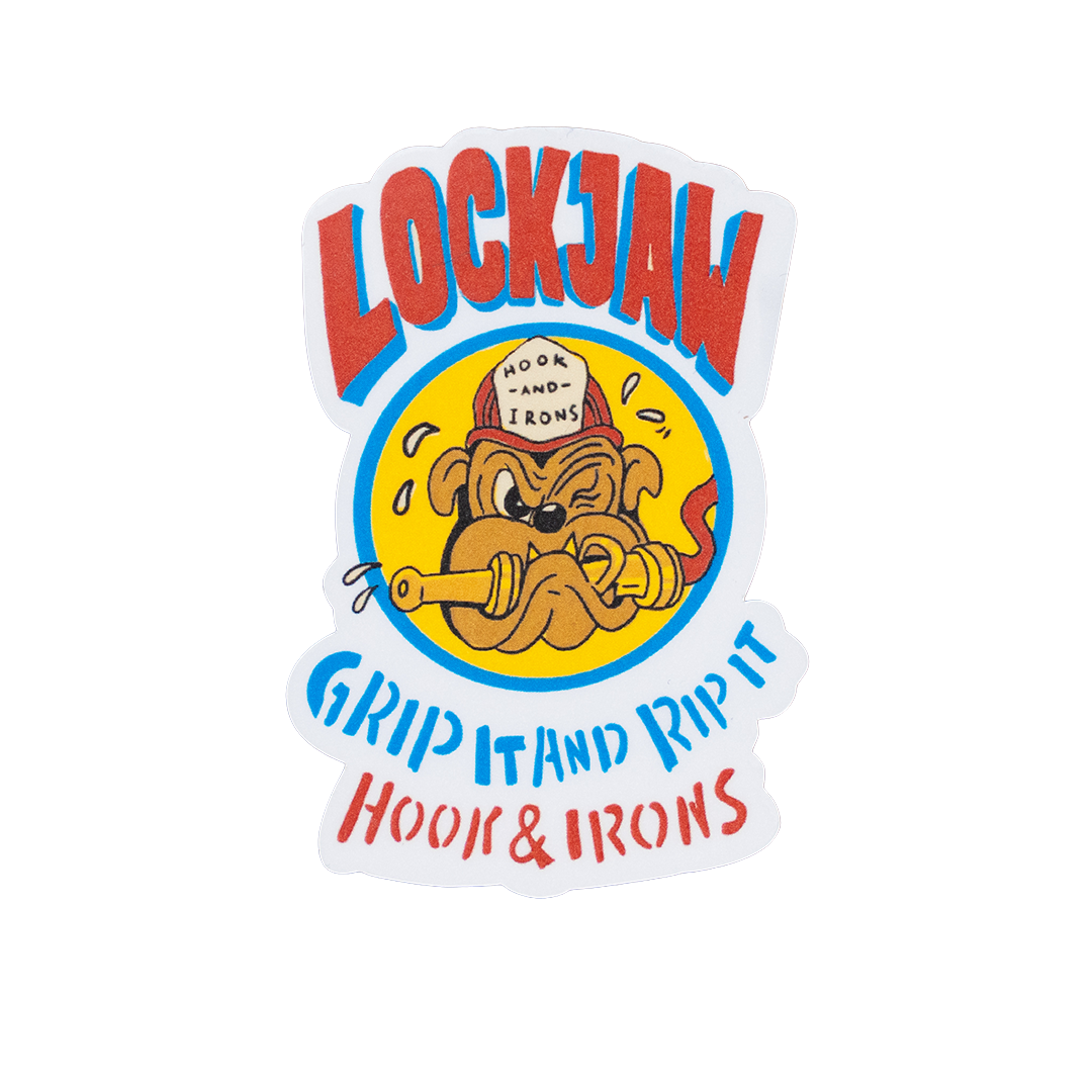 Lockjaw - Firefighter Vinyl Slap Sticker – Hook & Irons Co.