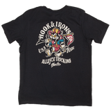 Children's Firefighter T-Shirt (Black) | Model: Alleycat (Kids)