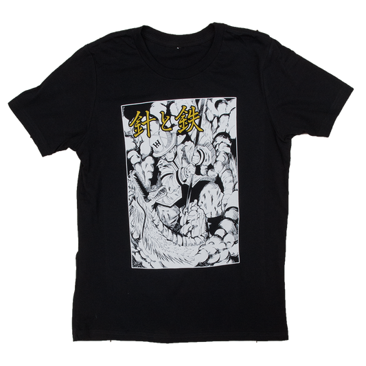 Children's Firefighter T-Shirt (Black) | Model: Dragon Killer (Kids)
