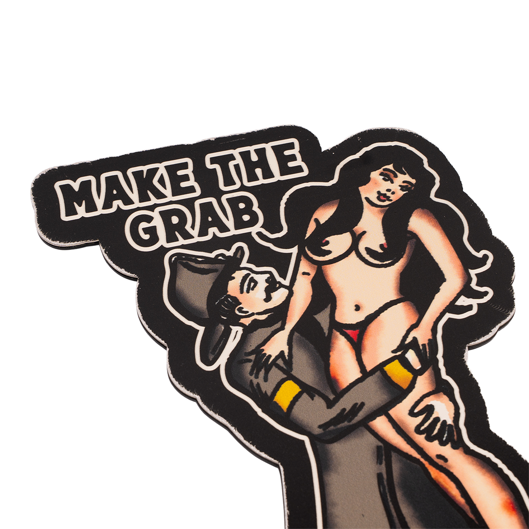 Metal Shop Sign - Make The Grab