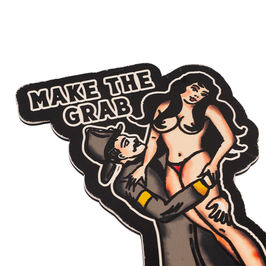 Metal Shop Sign - Make The Grab