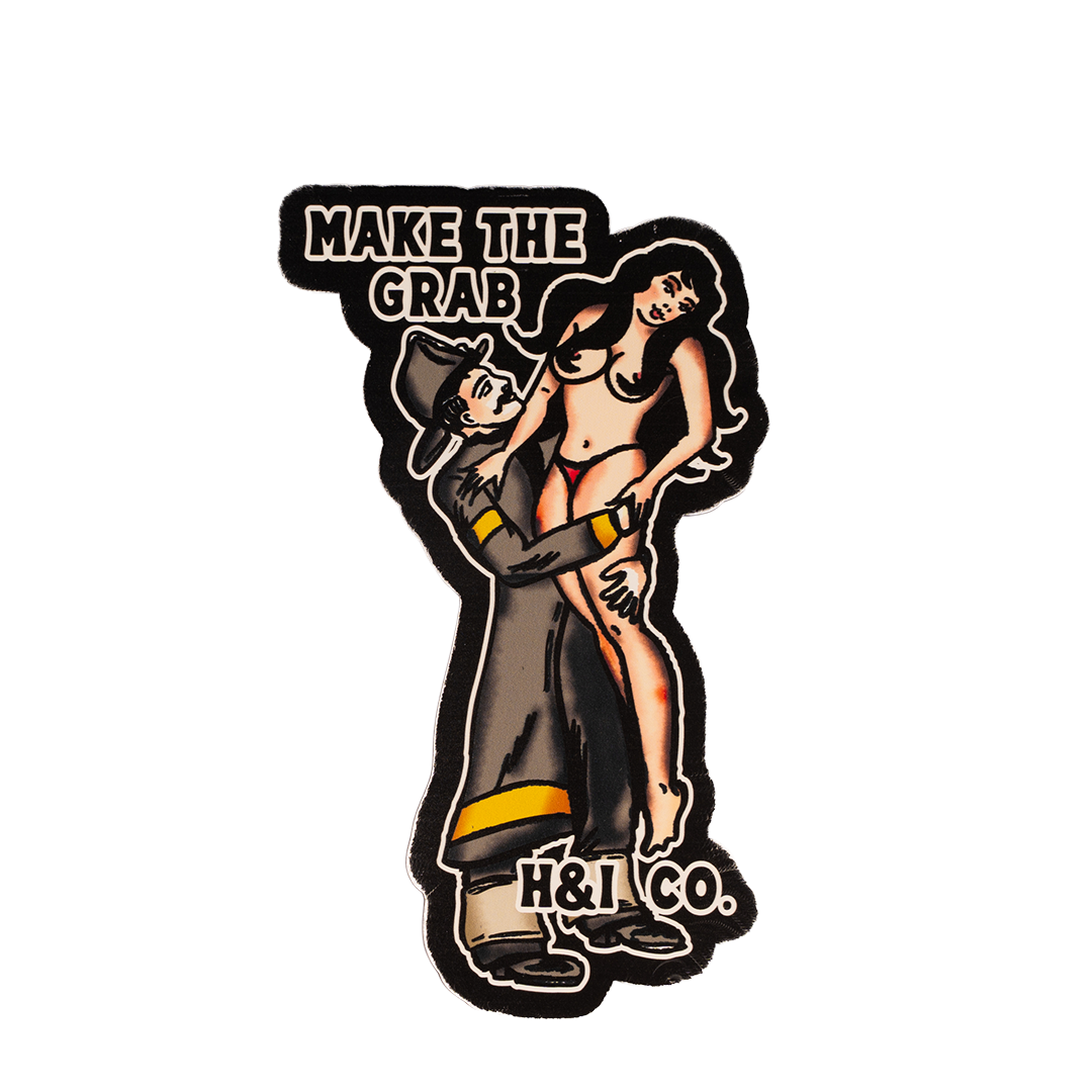 Metal Shop Sign - Make The Grab