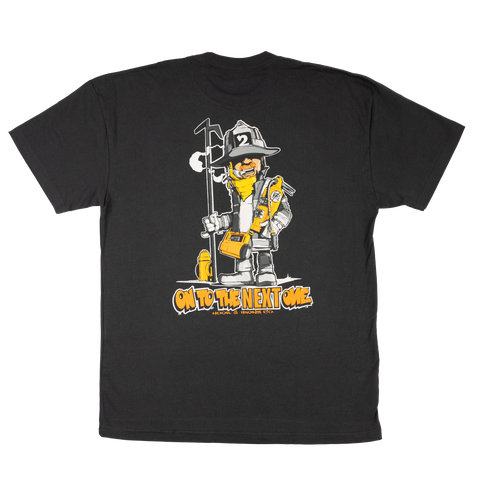 On To The Next One - Black Heavyweight Tee
